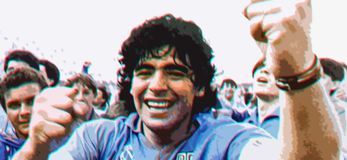Maradona en Napoli